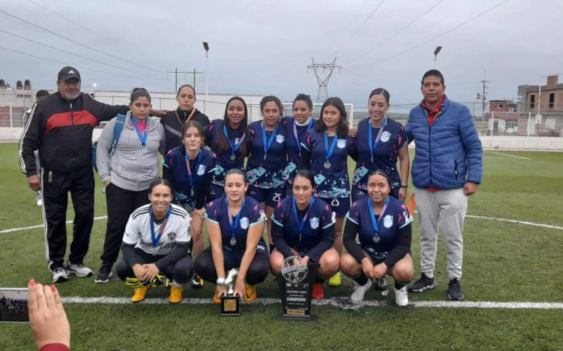 Ya presumen el campeonato en la Liga de Futbol 7 Oriente